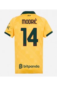 AC Milan Luka Modric #14 Jalkapallovaatteet Naisten Kolmaspaita 2025-26 Lyhythihainen